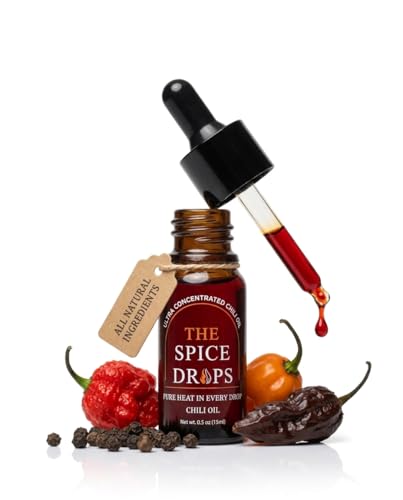 The Spice Drops Ultra-Concentrated Chili Oil - Precision Dropper -