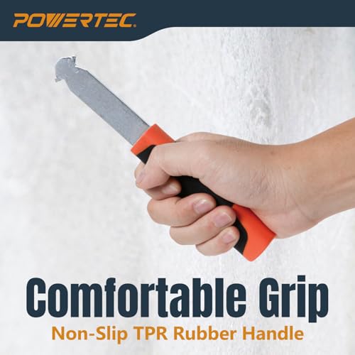 POWERTEC Heavy Duty Backer Board Scoring Knife, Ergonomic Grip, Dual Tungsten Carbide Blades for Tile Cement Board, Laminate (71903) 1 Pack by POWERTEC - Image 4