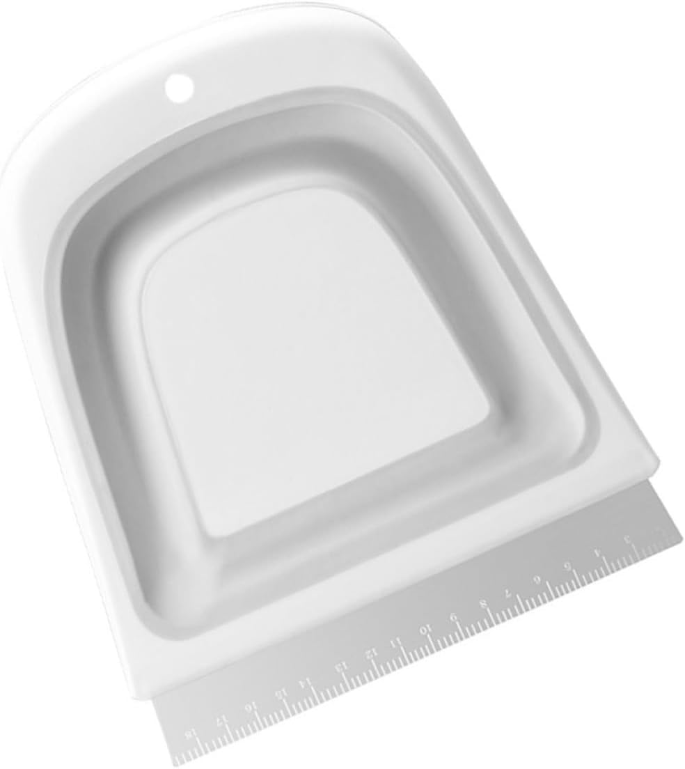 Foldable Multi Functional Kitchen Scraper with Scale and Hanging Cutter