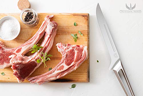 Dalstrong Boning Knife - 6.5 Inch - Crusader Series - Forged High-Carbon German Stainless Steel - Fillet Knife - Meat Cutting, Carving, Bone, Trimming - W/Magnetic Sheath - Nsf Certified #TOP6