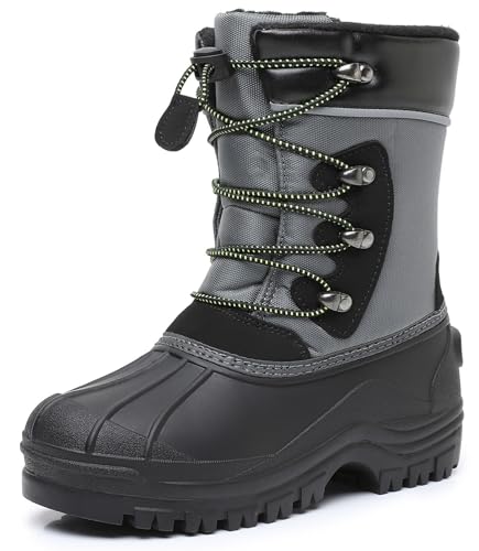 Apakowa Kids Winter Waterproof Snow Boots