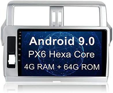 SYGAV Android 9.0 Car Stereo for 2014-2015 Toyota Prado Radio with GPS Navigation 10.2 Inch Touch Screen Head Unit