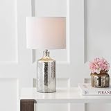 Safavieh TBL4095A Lighting Collection Danaris Silver and Ivory Table Lamp