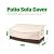 F&J Outdoors Waterproof Anti-UV Heavy Duty 3 Seater Cushion Couch Patio Sofa Cover, 82" W x 39" D x 36" H