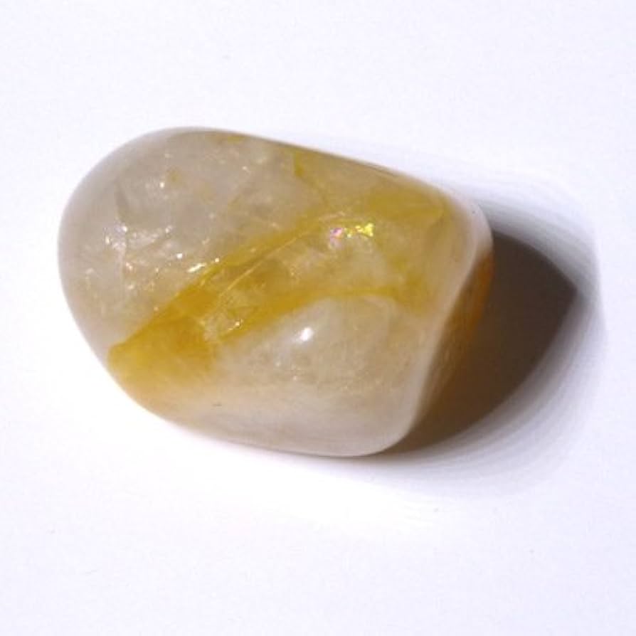 Amazon Com Tumbled Citrine Stone Gemstone Crystal Healing Rock Wiccan Supplies Home Kitchen