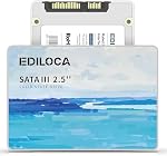 Ediloca ES580E 512GB SSD SATA III 6Gb/s 2.5" Internal Solid State Drive, Read Speed up to 450MB/sec, Compatible with PC/Laptop/Desktop/NAS.Compatible with Windows/Mac/Linux