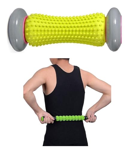 Image of Bodylastics Foot Massage Roller & Massage Stick for Plantar Fasciitis Pain Relief Ergonomic Designed for Reflexology Deep Tissue Muscle Revovery for Total Body