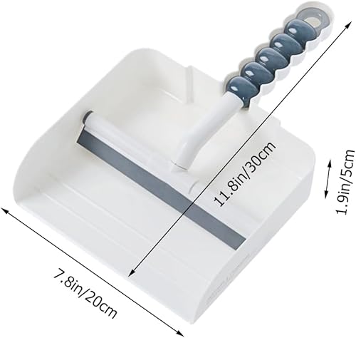 Miniatura 2 de Cabilock Kit multifuncional de goma para mesa de comedor con escobilla de recogedor y cepillo para limpieza del hogar, limpiador de vidrio de