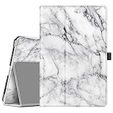 Fintie iPad 9.7 2018/2017, iPad Air 2, iPad Air Case - [Corner Protection] Premium Vegan Leather Folio Stand Cover, Auto Wake/Sleep for iPad 6th / 5th Gen, iPad Air 1/2, Marble White
