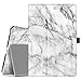 Fintie iPad 9.7 2018/2017, iPad Air 2, iPad Air Case - [Corner Protection] Premium Vegan Leather Folio Stand Cover, Auto Wake/Sleep for Apple iPad 6th / 5th Gen, iPad Air 1/2, Marble White
