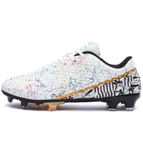 WILTENA Womens Comfy Soccer Cleats Mens Low Top Firm Ground Football Shoes Girls Boys Fashion Outdoor Football Sneakers2