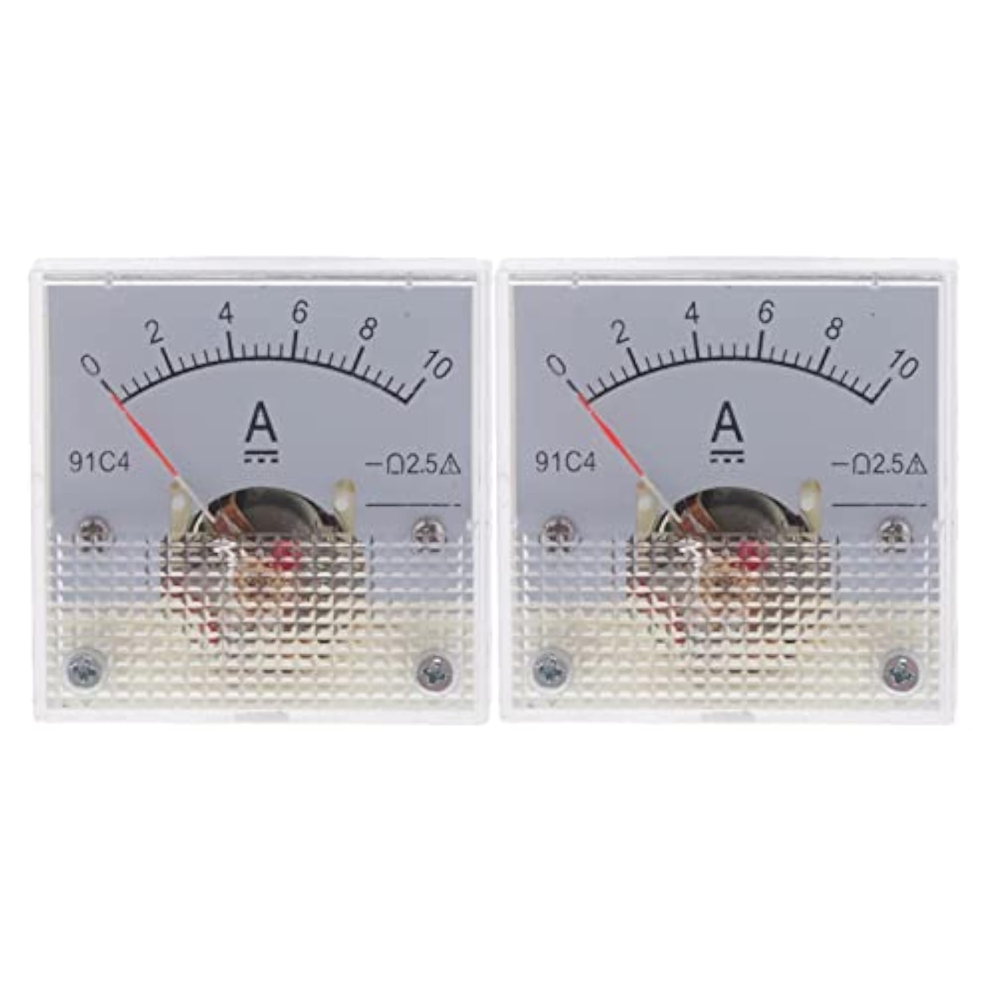 DC Ammeter Analog Panel Meter, Current Gauge