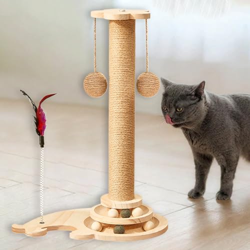 Arbre à chat design avec station de jeu interactive haut de gamme - 7