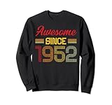 Photo Gallery camicia per il 70° compleanno awesome since 1952 70° compleanno felpa Photo Gallery camicia per il 70° compleanno awesome since 1952 70° compleanno felpa