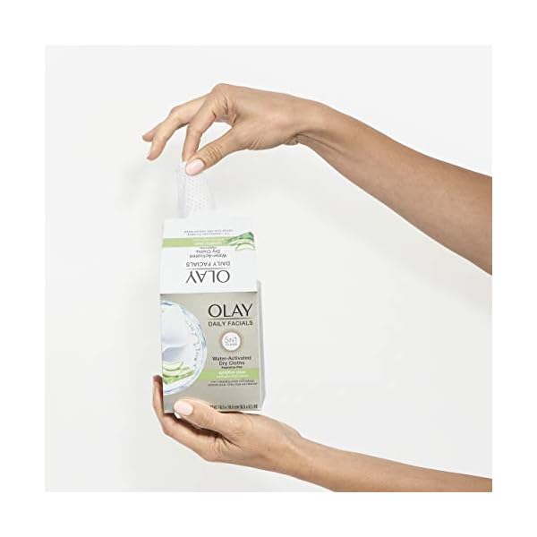 Olay-Daily-Facials-for-Clean-Sensitive-Skin-Makeup-Remover-Wipes-Soap-Free-and-Fragrance-Free-Cleanser-Cloths-33-Count-Pack-of-3 Olay Daily Facials for Clean Sensitive Skin, Makeup Remover Wipes, Soap-Free and Fragrance-Free Cleanser Cloths, 33 Count (Pack of 3)