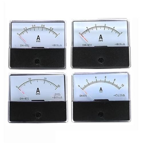 Ampèremètre DC DH-670 jauge courant panneau testeur analogique 100A