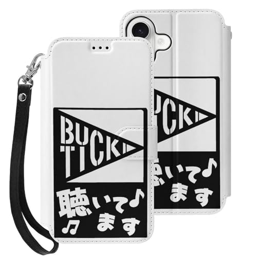 iPhone17�P�[�X �蒠�^ BUCK-TICK PU���U�[ TPU �A�C�t�H��17�P�[�X Case �X�^���h�@�\ �J�[�h���[ ���z�^ �ϏՌ� �V���v�� �l�C �L�����N�^�[
