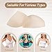 KFHENSOMR 3 Pairs Removable Bra Pads Inserts - Push Up Triangle Bra Cups for Sports Bras, Swimsuits & Dresses | Breathable Breast Enhancers, Sew-in Replacement Inserts for Bikini & Clothing