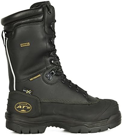 Oliver 65791 Black Leather METGUARD Mining Boots – Steel Toe, EH, Static Dissipating, Oil/Heat/Water Resistant