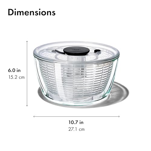 OXO Good Grips Glass Salad Spinner Medium by OXO - Image 9