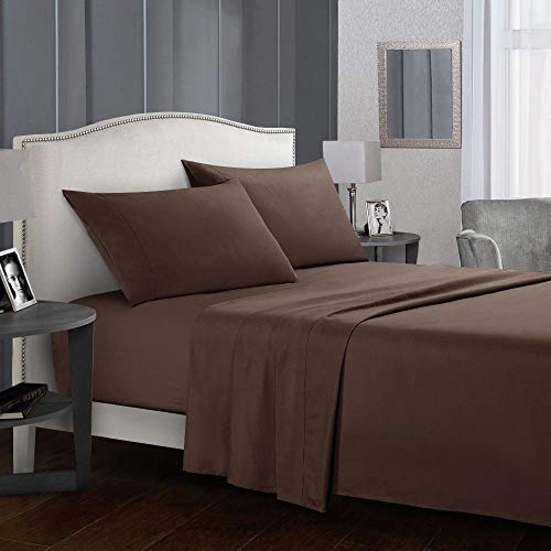 Drap plat et drap-housse de qualité supérieure pour lit King Size - 5