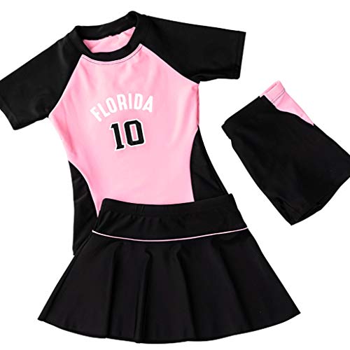 Preisvergleich Produktbild GCX Mädchen Bademode Prinzessinnenrock Badeanzug Baby Split Student Sonnenschutz Badeanzug Mode, Polyester, XXX-Large