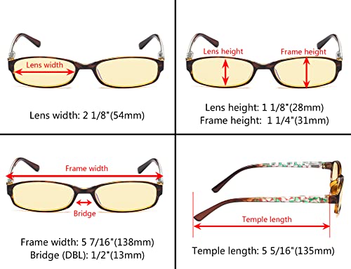 Image of Eyekepper 3 Pack Blue Light Blocking Eyeglasses Crystal Clear Computer Readers