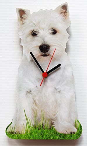 West Highland Terrier Clock - D12a