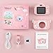 Kids Camera Upgraded Kid Digital Camera for Girls and Boys,1080 IPS Child Video Camera Toys Gift for 3-10 Years Old Children [32GB Memory Card,Protective Shell Include](Pink)