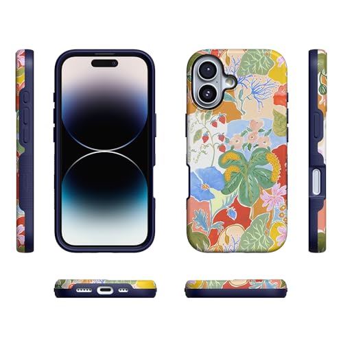 Casely iPhone 17 Case | Botanical Blooms | Floral Patchwork | Bold Protective Design | Compatible with MagSafe by Casely - Used condition - Image 9