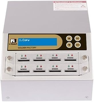 U-Reach SD908G Intelligent 9 Series Gold Factory Series 1-7 Target SD/mSD Flash Memory Duplicator