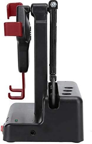 Phone Swing,Automatically Mobile Phone Shaker Steps Counter Pedometer with USB Power Source Accessories for Increasing Daily Walks, Dark Red Stand Holder