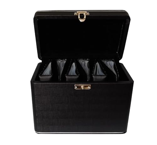 Maleta para 600 Fotos 6 Álbuns fotográficos 10x15 DUNY PRETO Adulto Baú Box Luxo