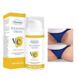 Vcetree Skin Bleaching Cream Skin Lightening for Body Intimate Areas, Private Parts, Underarm, Knees, Elbows, Inner Thigh, Bikini Area, Whitening Cream Dark Spot Remover For Intimate Areas (1FL OZ)