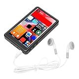 Lecteur MP3 16 Go, Lecteur MP3 à écran Tactile Full HD 4,0 Pouces avec, Lecteur de Musique MP3 MP4 Portable, Prise en Charge de L'enregistrement, Livre (16 Go de et 128 Go de