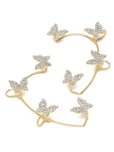 Stylish Pearl Earrings for Women (Gold)