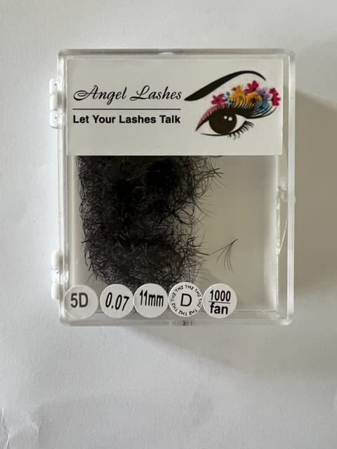 5D eyelashes premade fans (9mm)
