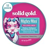 Solid Gold Wet Dog Food for Small Dogs - Grain Free Small Dog Food Wet Recipe w/Chicken, Superfoods & Vitamins for Gut Health & Immune Support - for Puppies, Adult & Senior Breeds - 12ct 3.5oz Cups