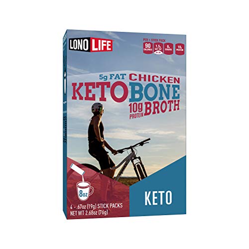 image for LonoLife Keto Chicken Bone Broth Powder Mix | 10g Protein | Collagen-R