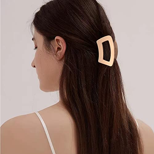 Claw Clips Square Flower Large Medium Small Matte Rectangle Hair Clips For Women Girls Big For Thick Hair #TOP2