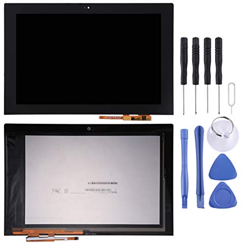 �g�ѓd�b�̉t����� Lenovo YOGA Book YB1-X91L�p��LCD�X�N���[���ƃf�W�^�C�U�[�̃t���A�Z���u�� �t����� (�F : Black)
