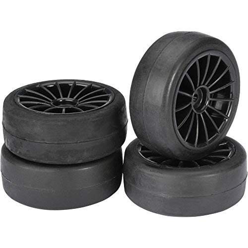 Absima - Wheel Set Onroad 15 Spoke/Slick Black 1:10 (4 pcs) (2510001)