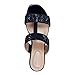 Bandolino Women's ILuvit2 Wedge Sandal, Luxe Navy 400, 8