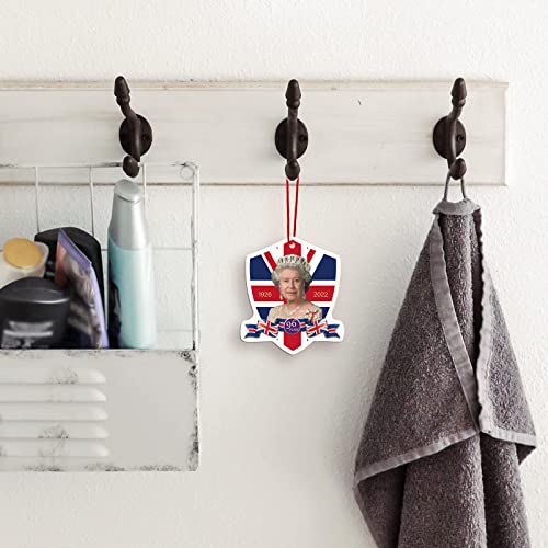 5Pcs Elizabeth Ii Queens Fragrant Tree Hanging Ornaments With Air Freshener Sweet Black Ice Car Fresheners For Women Men Gifts Car Accessories Decor Supplies Key Chain 5 Pack #TOP5