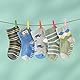 Yunguui Stoppersocken Kinder,12 Paare,Antirutsch Socken Baby,Baumwolle Antirutschsocken für Baby Kinder Mädchen Jungen