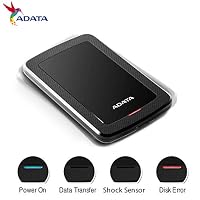 ADATA HV300 - 1 TB, externe Festplatte mit USB 3.2 Gen.1, schwarz, 1TB – Ansicht 3