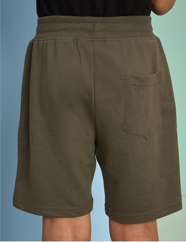 Image of Amazon Brand - Symbol Boys Cotton Rich Stretchable Knit Terry Shorts | Age 2-14 Years