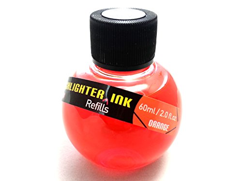 New Refill Ink,highlighter, Fountain Pen, Arts and Crafts, Paint, 6 colors [ORANGE]