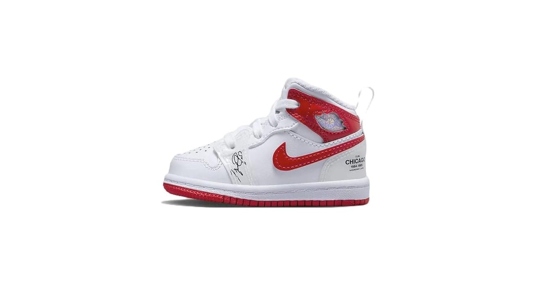 24 AIR JORDAN 1 MID SS GS ジュニアシューズ レッド 24 AIR JORDAN 1 MID SS GS ジュニアシューズ レッド