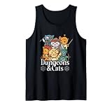 Mazmorras y gatos Camiseta sin Mangas